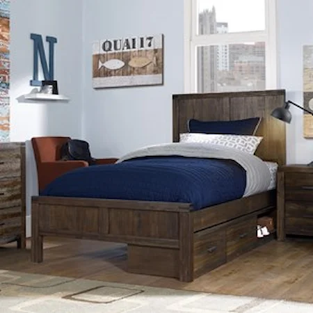 Youth Twin Panel Bed